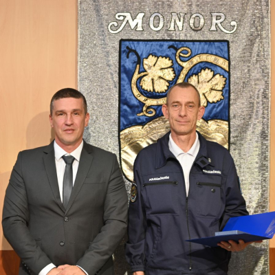 Az idén 30 éves Monori Polgárőr Közhasznú Egyesület kapta a Monor Közbiztonságáért Díjat