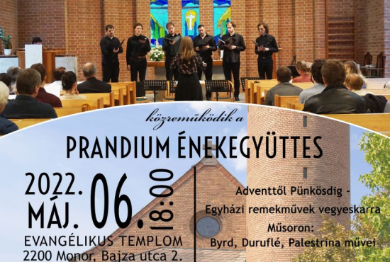 Jótékonysági koncert a Monori Evangélikus Templom tetőfelújításáért