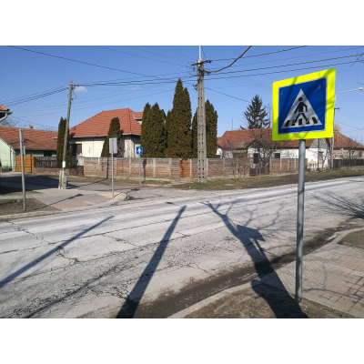 Elkészültek az új gyalogátkelőhelyek Elkészültek az új gyalogátkelőhelyek