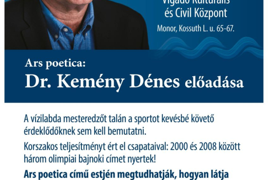 Ars poetica: Dr. Kemény Dénes előadása 