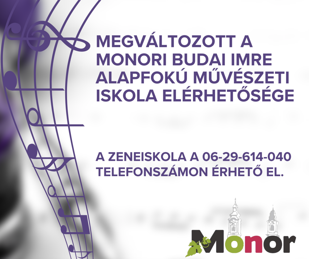 Változott a zeneiskola elérhetősége