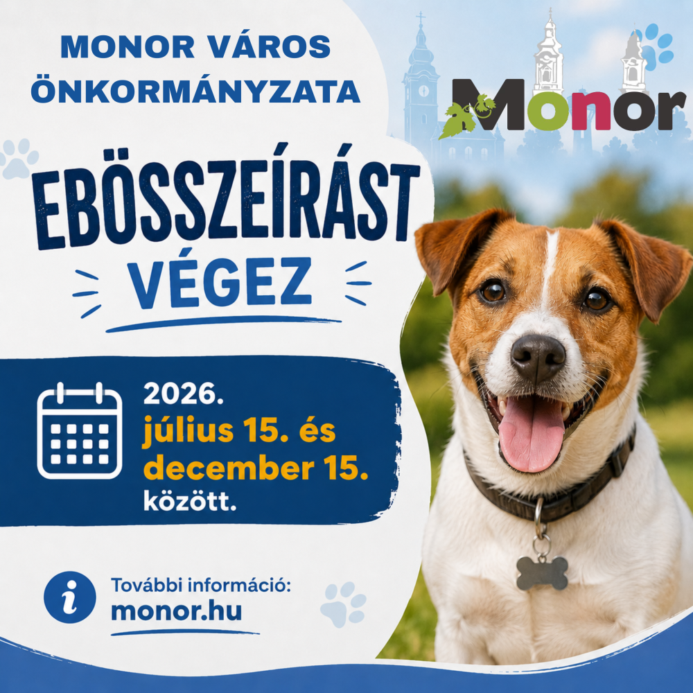 Monor Város Önkormányzata ebösszeírást végez
