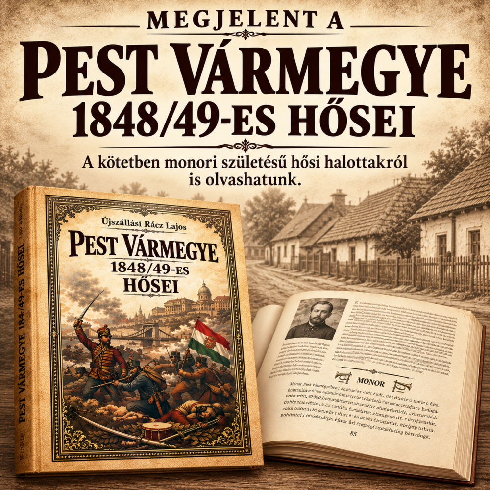 Megjelent a Pest Vármegye 1848/49-es Hősei kötet