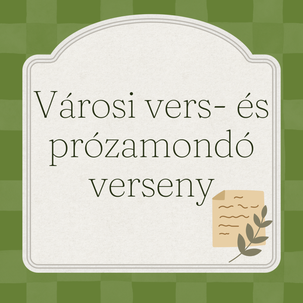 Városi vers- és prózamondó verseny