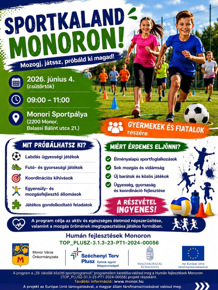 Sportkaland Monor!