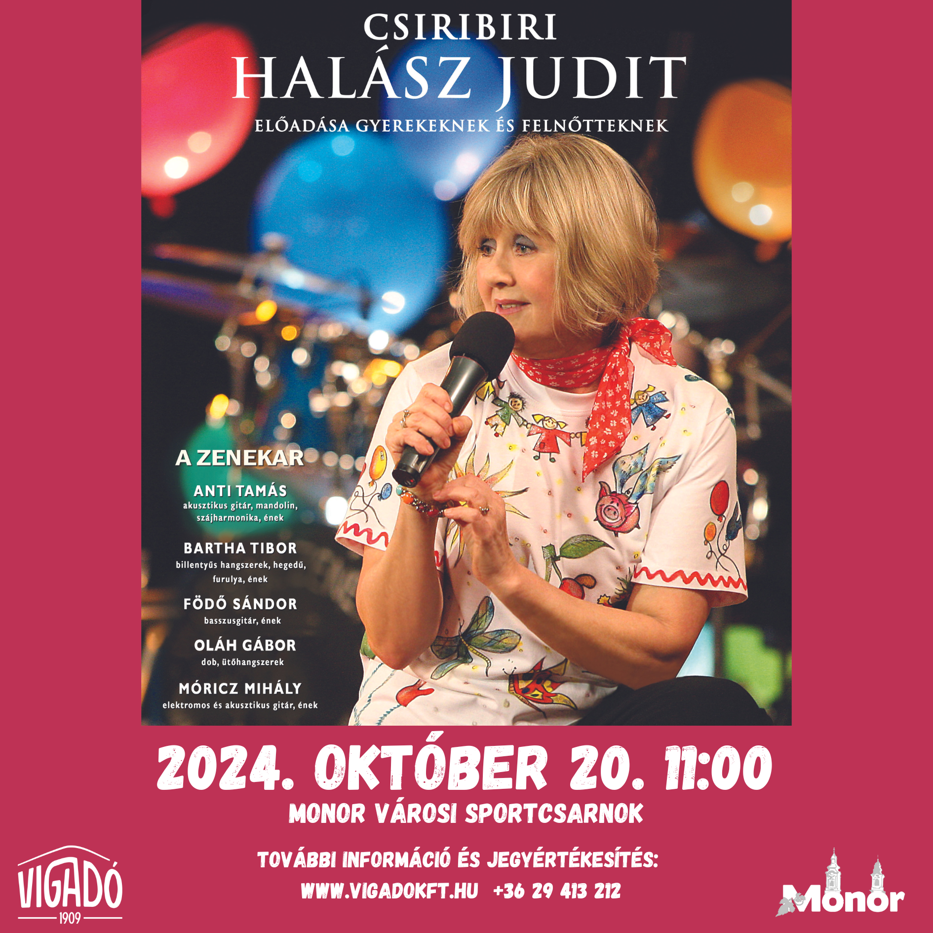 Halász Judit koncert - Gyermekeknek és családoknak!