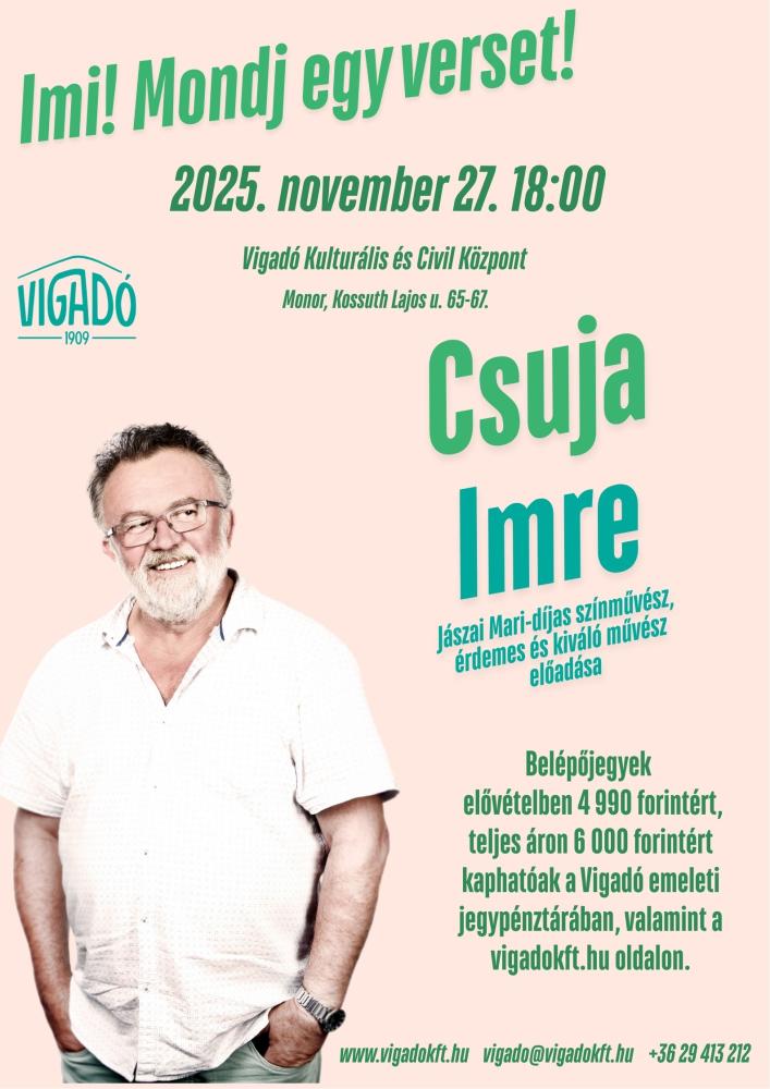 Csuja Imre előadása