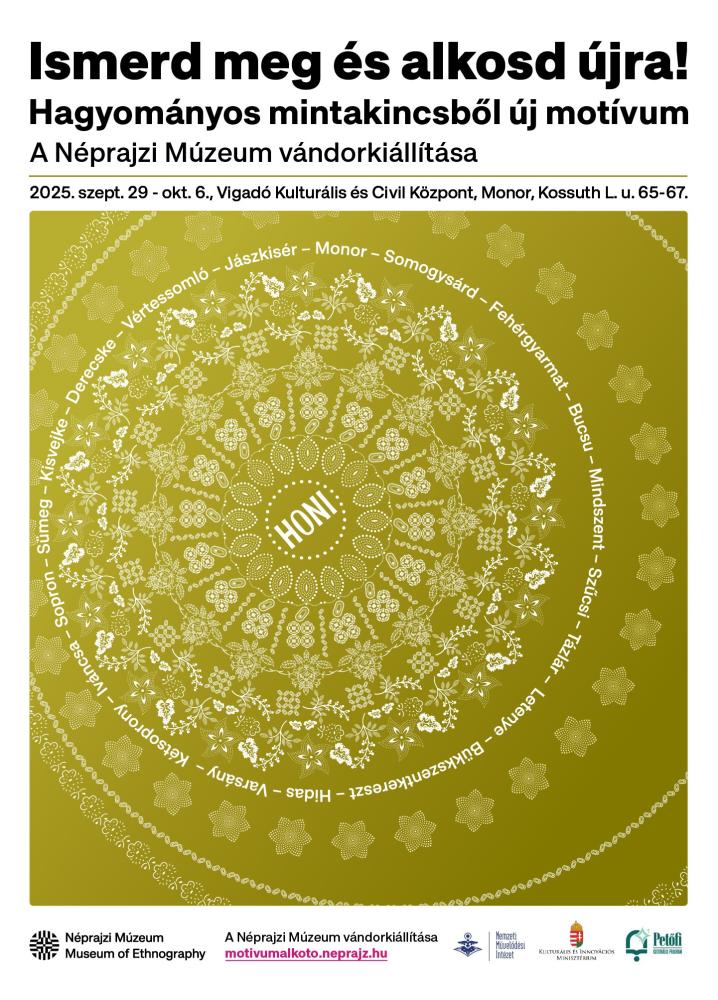 Petőfi Kulturális Program – Ismerd meg és alkosd újra 2025! Hagyományos mintakincsből új motívum