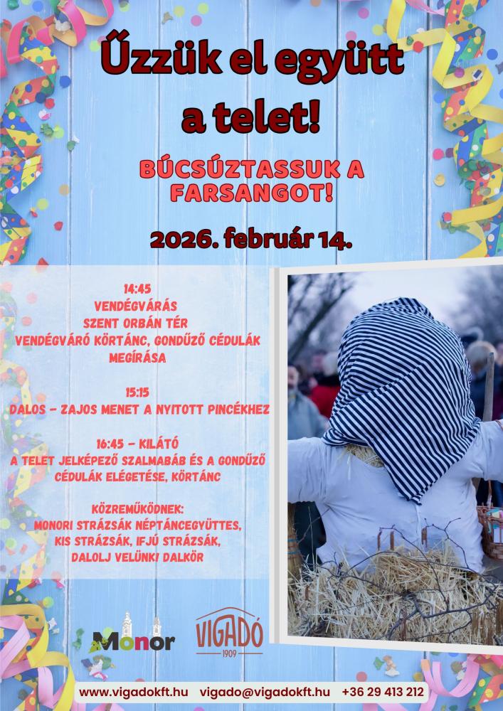 Űzzük el együtt a telet! Búcsúztassuk a farsangot!