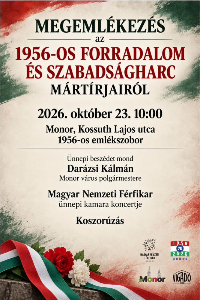 Megemlékezés az 1956-os forradalom eseményeiről